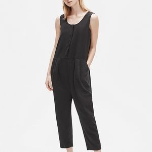 Eileen Fisher Organic Cotton Crepe Jumpsuit